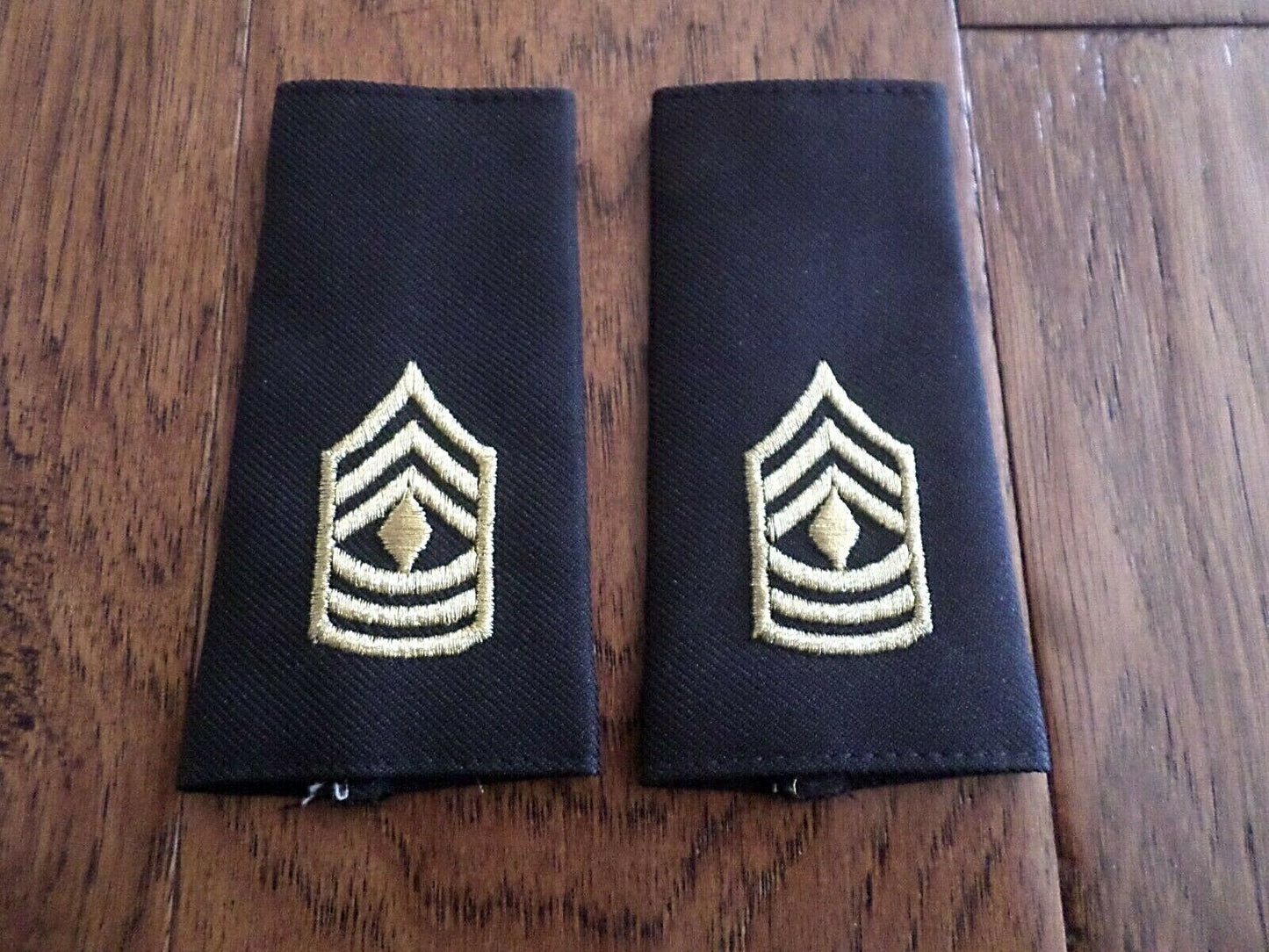 U.S MILITARY ARMY EPAULETS FIRST SERGEANT SHOULDER RANK POLICE EPAULETS