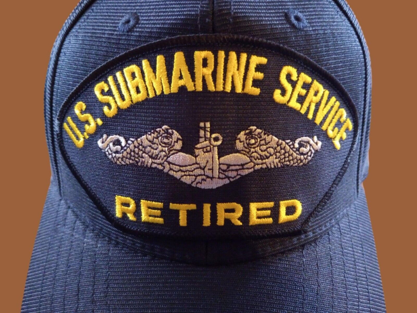 U.S SUBMARINE SERVICE RETIRED U.S NAVY SHIP HAT OFFICIAL MILITARY BALL CAP U.S.A