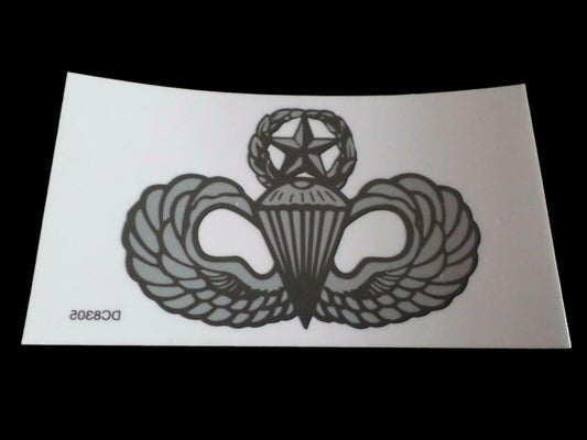 U.S ARMY MASTER PARATROOPER JUMP WINGS  WINDOW / DECAL STICKER.