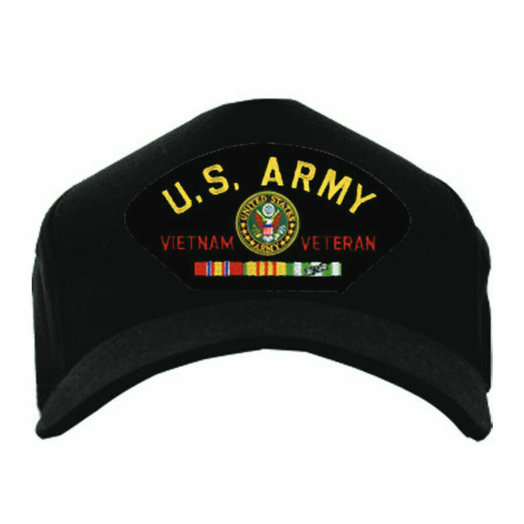 U.S MILITARY ARMY VIETNAM VETERAN HAT OFFICIAL ARMY BALL CAP U.S.A. MADE