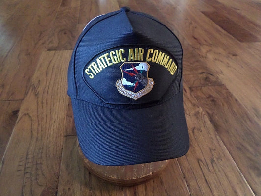 U.S AIR FORCE SAC MILITARY HAT OFFICIAL BALL CAP STRATEGIC AIR COMMAND USA MADE