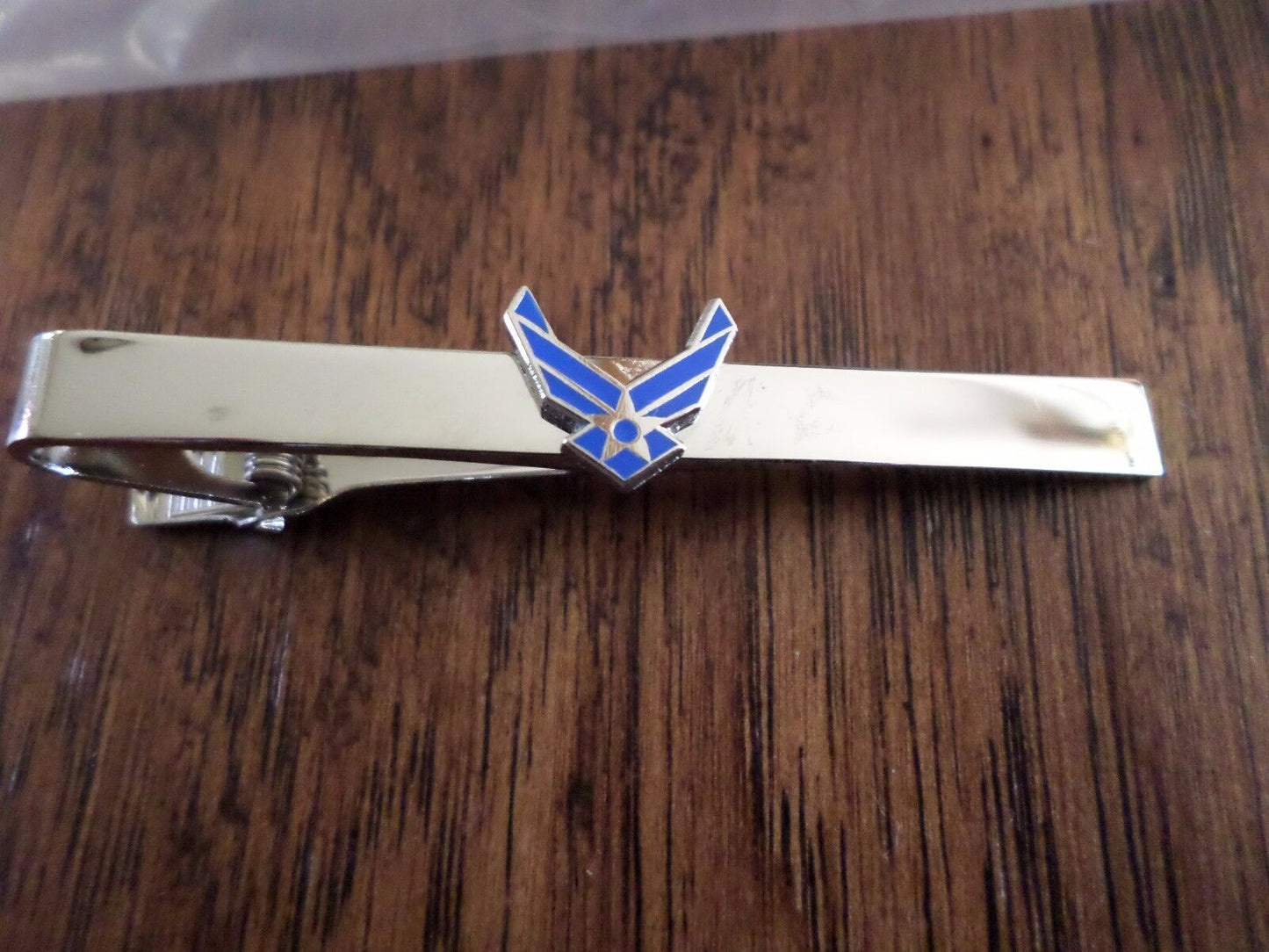 U.S MILITARY AIR FORCE WINGS INSIGNIA TIE BAR OR TIE TAC CLIP ON TYPE