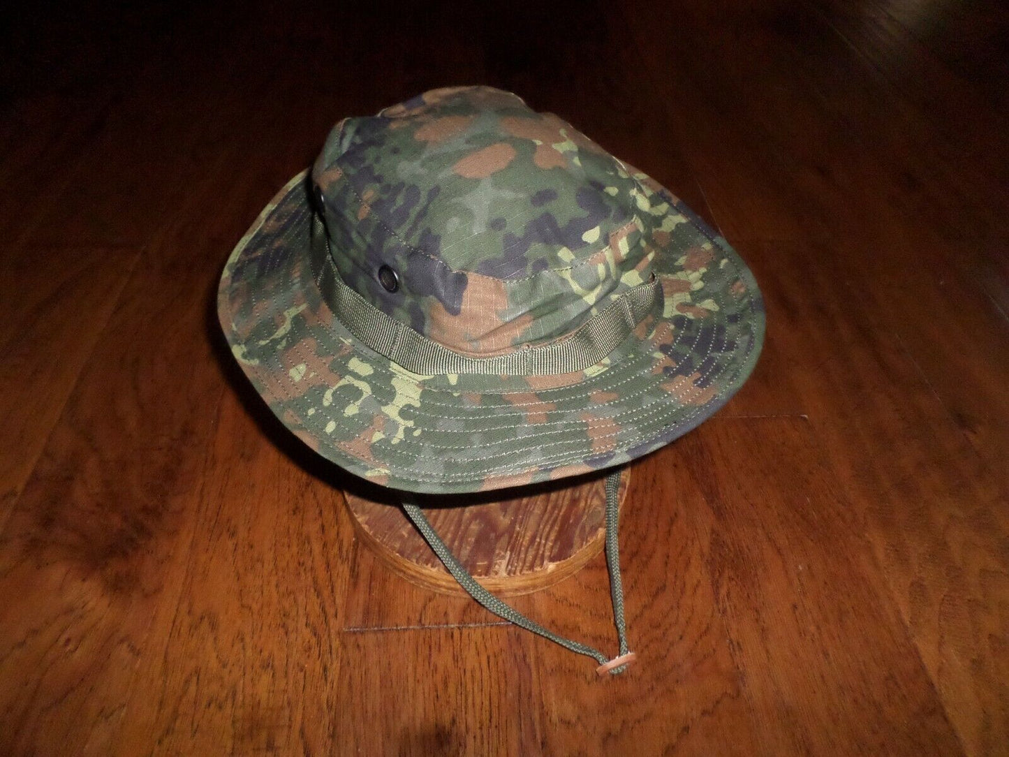 NEW GERMAN FLECKTARN CAMOUFLAGE PATTERN BOONIE HAT 100% RIP-STOP