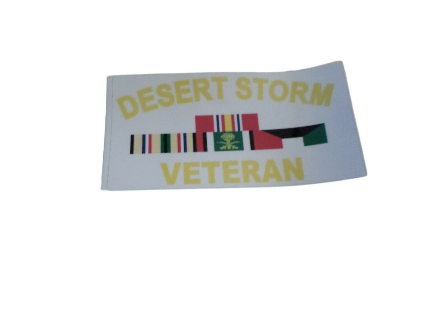 U.S MILITARY DESERT STORM VETERAN WINDOW DECAL BUMPER STICKER