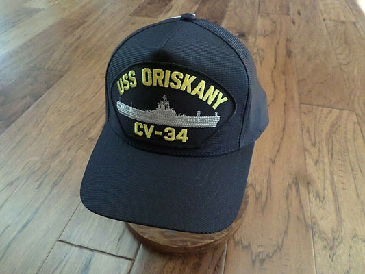 USS ORISKANY CV-34 U.S NAVY SHIP HAT U.S MILITARY OFFICIAL BALL CAP U.S.A MADE