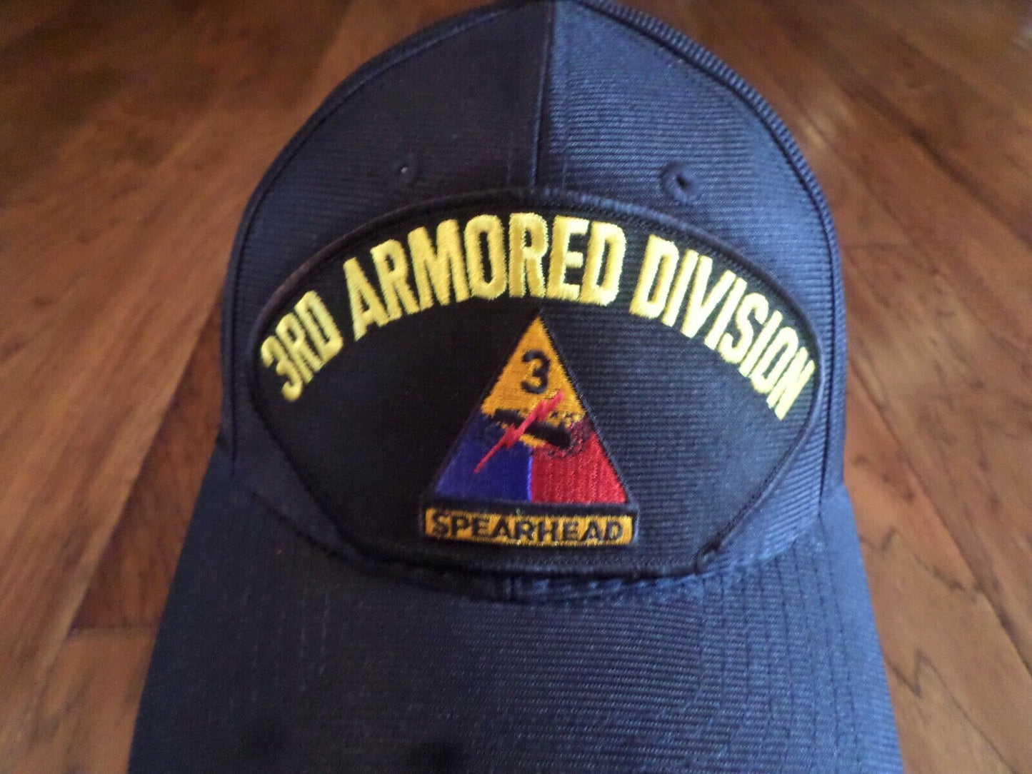 U.S ARMY 3RD ARMORED DIVISION HAT SPEARHEAD U.S MILITARY OFFICIAL BALL CAP USA