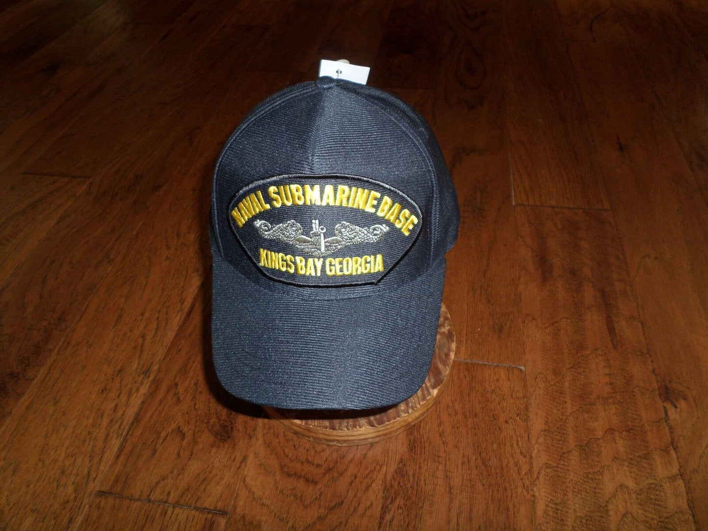 NAVAL SUBMARINE BASE KINGS BAY GEORGIA HAT OFFICIAL MILITARY BALL CAP USA MADE