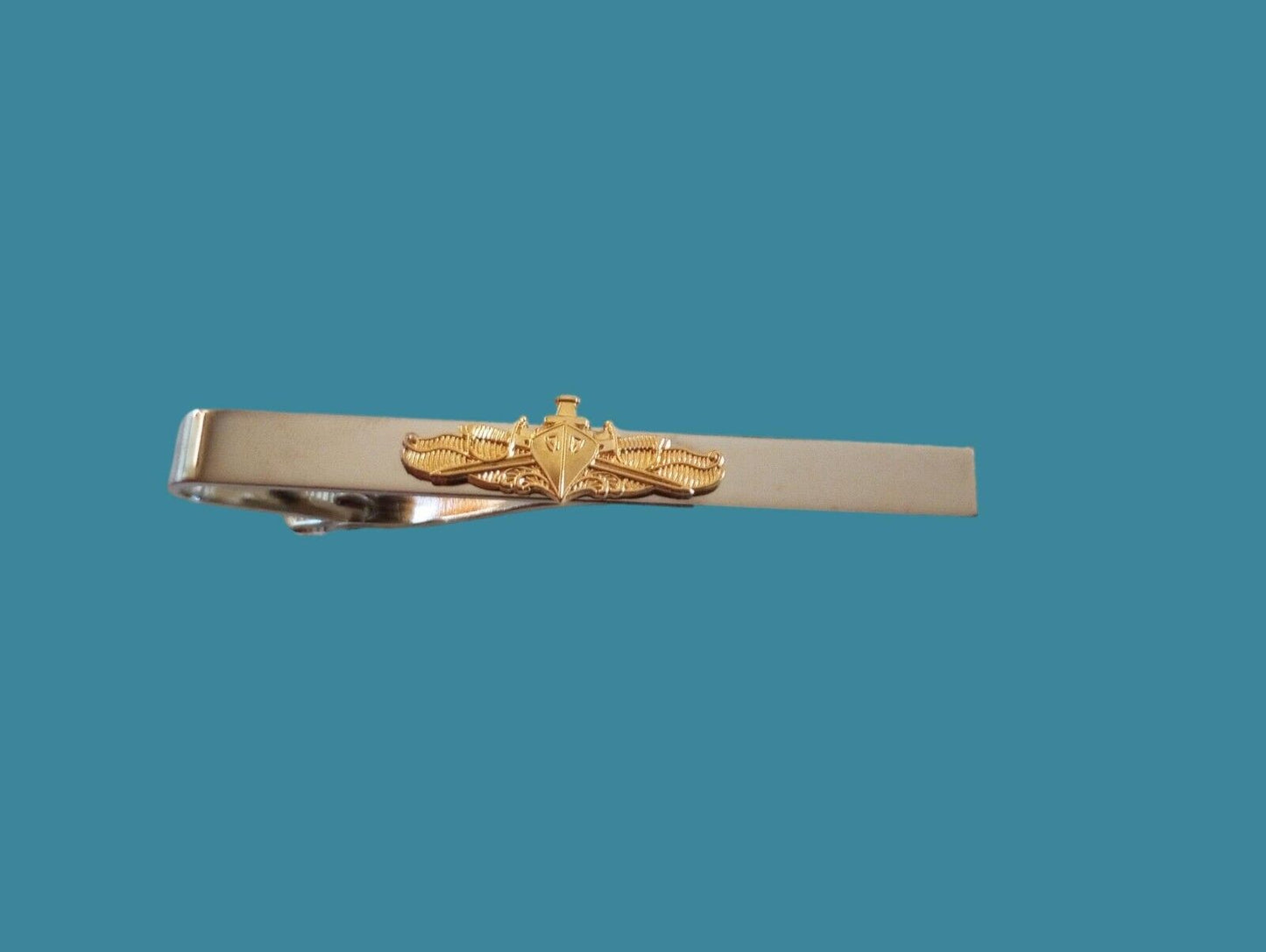 U.S MILITARY NAVY GOLD OFFICERS SURFACE WARFARE TIE BAR U.S.A MADE NEW