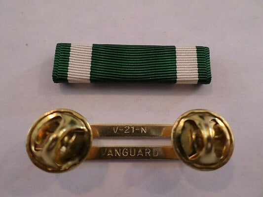 NAVY MARINE CORPS COMMENDATION RIBBON WITH BRASS RIBBON HOLDER US MILITARY ISSUE