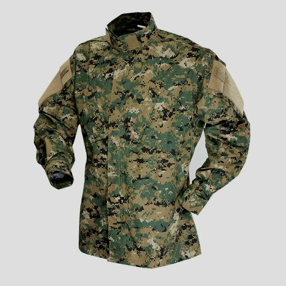 TACTICAL RESPONSE OCP UNIFORM SHIRT WOODLAND DIGITAL CAMOUFLAGE NYCO R ...