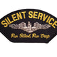 US NAVY SHIP HAT PATCH SILENT SERVICE RUN SILENT RUN DEEP USA MADE HEAT TRANSFER