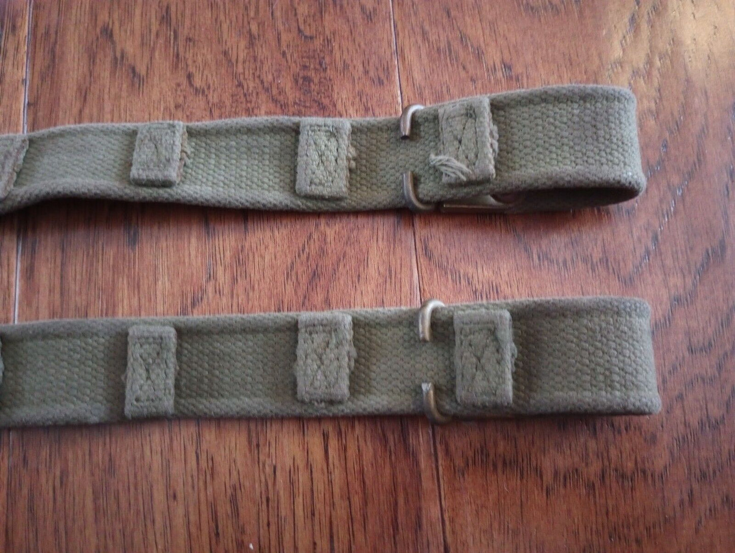 WWII BRITISH MILITARY ENFIELD KHAKI RIFLE SLING P-37 FN BELGIAN FAL 49 ORIGINAL