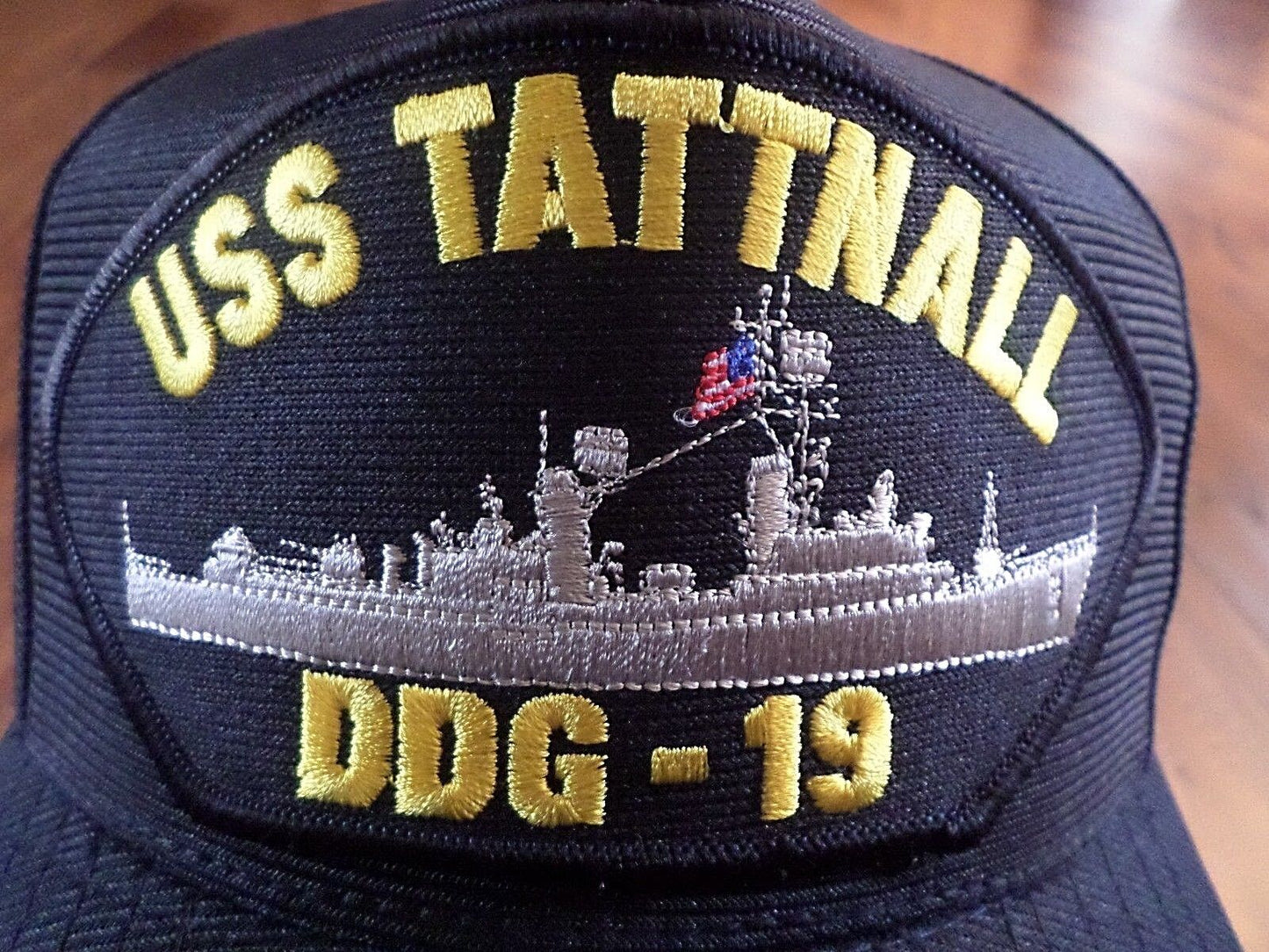 USS TATTNALL DDG 19 NAVY SHIP HAT U.S MILITARY OFFICIAL BALL CAP U.S.A MADE