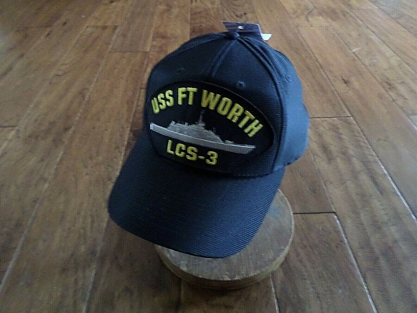 USS FT WORTH LCS-3 NAVY SHIP HAT U.S MILITARY OFFICIAL BALL CAP U.S.A MADE