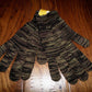 BROWN CAMOUFLAGE  FLEECE GLOVES  MADE IN THE U.S.A  BRONER GLOVE COMPANY