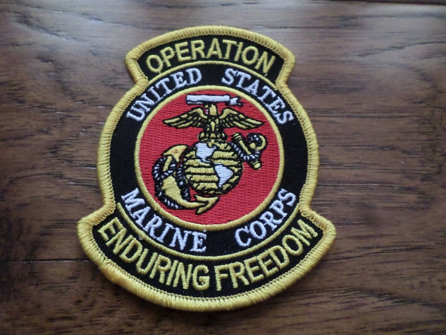 U.S MARINE CORPS OEF OPERATION ENDURING FREEDOM VETERAN EGA PATCH HEAT TRANSFER