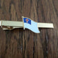 CHRISTIAN FLAG TIE BAR TIE TAC RELIGIOUS INSPIRATIONAL U.S.A MADE