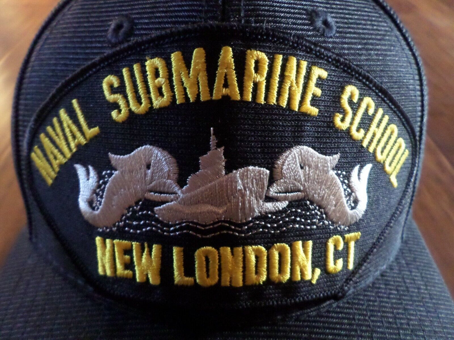 NAVAL SUBMARINE SCHOOL NEW LONDON CT HAT OFFICIAL U.S MILITARY BALL CAP USA MADE