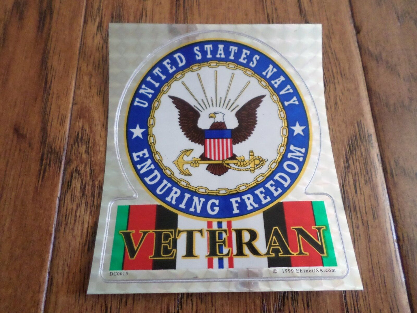 U.S NAVY VETERAN OEF ENDURING FREEDOM WINDOW DECAL STICKER U.S.A MADE