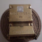 U.S MILITARY GRADE KHAKI WEB BELT WITH 5th MARINE CORPS BRASS BUCKLE U.S.A MADE