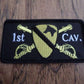 U.S MILITARY ARMY 1ST CAVALRY HAT ARM PATCH 3 3/4" X 2 " 1ST CAV