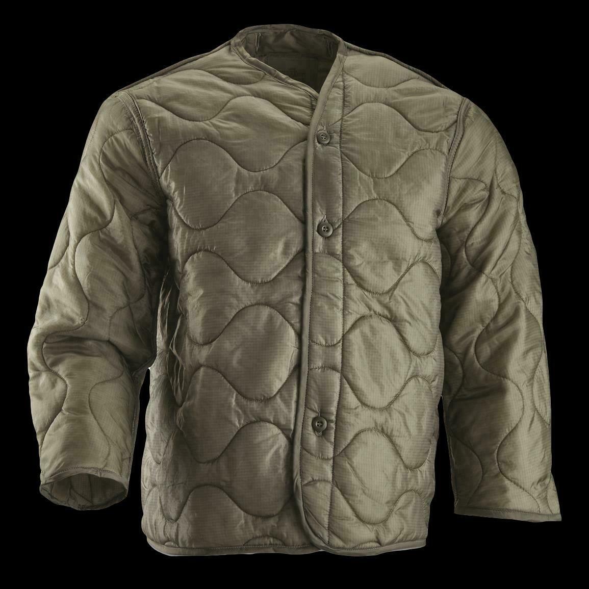 M65 Jacket Inner NEW MILITARY ISSUE M-65 FIELD JACKET LINER QUILTED COAT LINER LARGE US ...