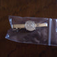 SNIPER SCOPE TIE BAR TIE TAC CLIP ON SILVER ON GOLD BAR U.S.A MADE