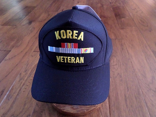 U.S MILITARY KOREA VETERAN HAT U.S MILITARY OFFICIAL BALL CAP U.S.A MADE