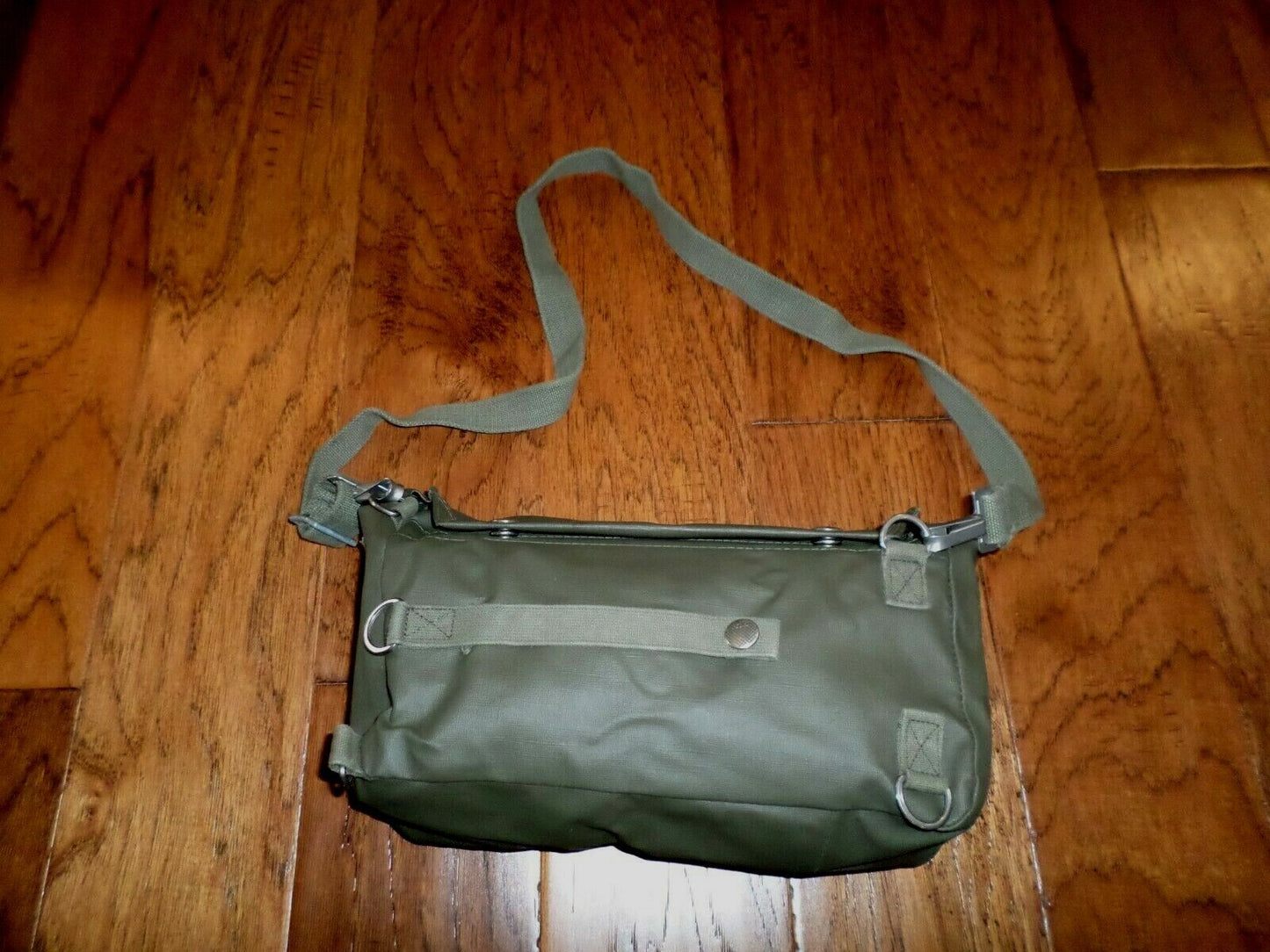 SWISS MILITARY ARMY SHOULDER BAG WITH STRAP WATER RESISTANT RUBBERIZED MATERIAL