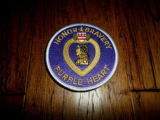 U.S MILITARY PURPLE HEART EMBROIDERED PATCH UNITED STATES ARMED FORCES