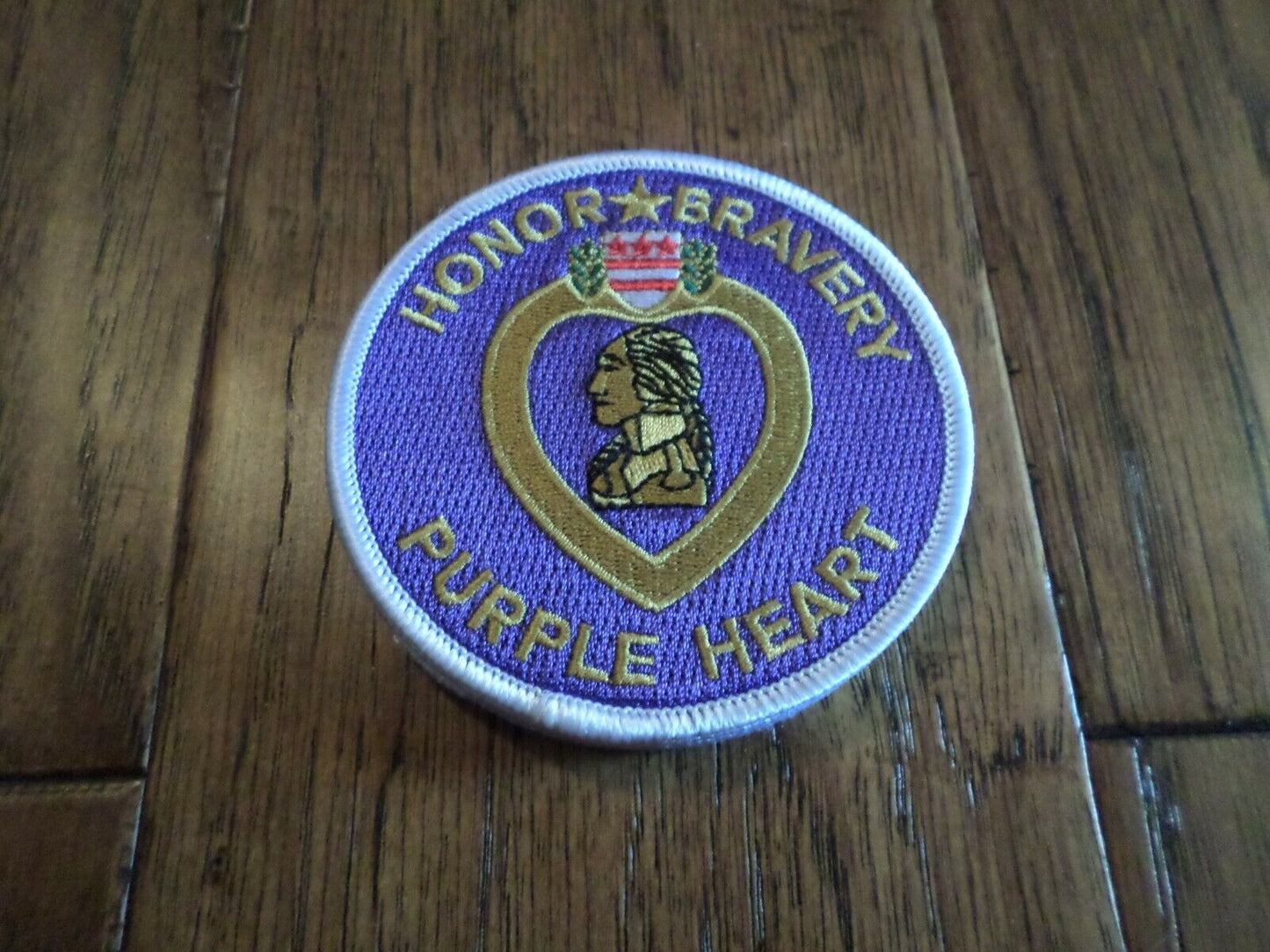 U.S MILITARY PURPLE HEART EMBROIDERED PATCH UNITED STATES ARMED FORCES