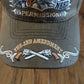 FREE MEN 2nd AMENDMENT PREMIUM OILSKIN 6 PANEL CAP EMBROIDERED HAT