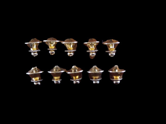 10 JEWELRY CLUTCH BACKS TIE TACS LAPEL HAT PINS SECURE LOCKING BADGE CLASP