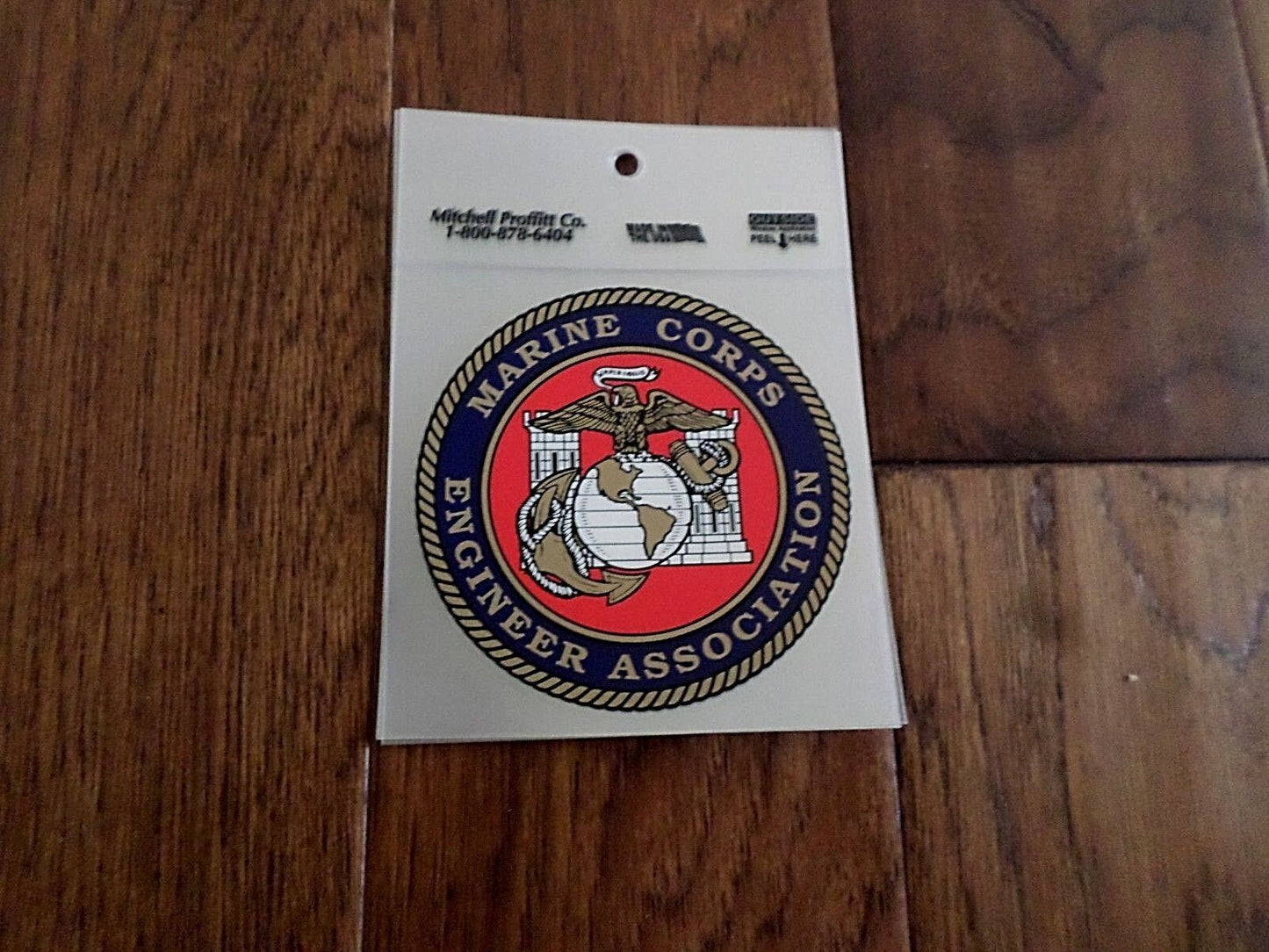 U.S MILITARY MARINE CORPS ENGINEER ASSOCIATION WINDOW DECAL U.S.A MADE EGA