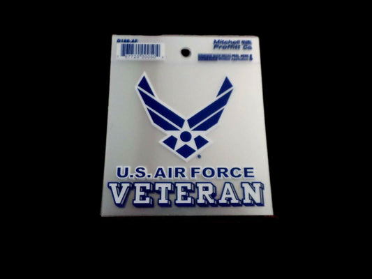 U.S MILITARY AIR FORCE VETERAN WINDOW DECAL STICKER USAF VET