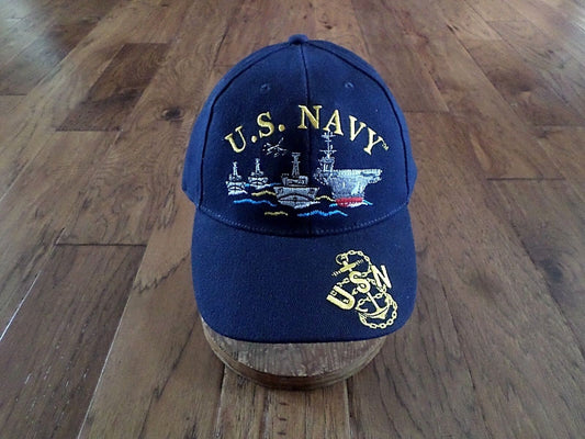 NEW U.S MILITARY NAVY FLEET EMBROIDERED HAT BASEBALL CAP OFFICIAL LICENSED HATS