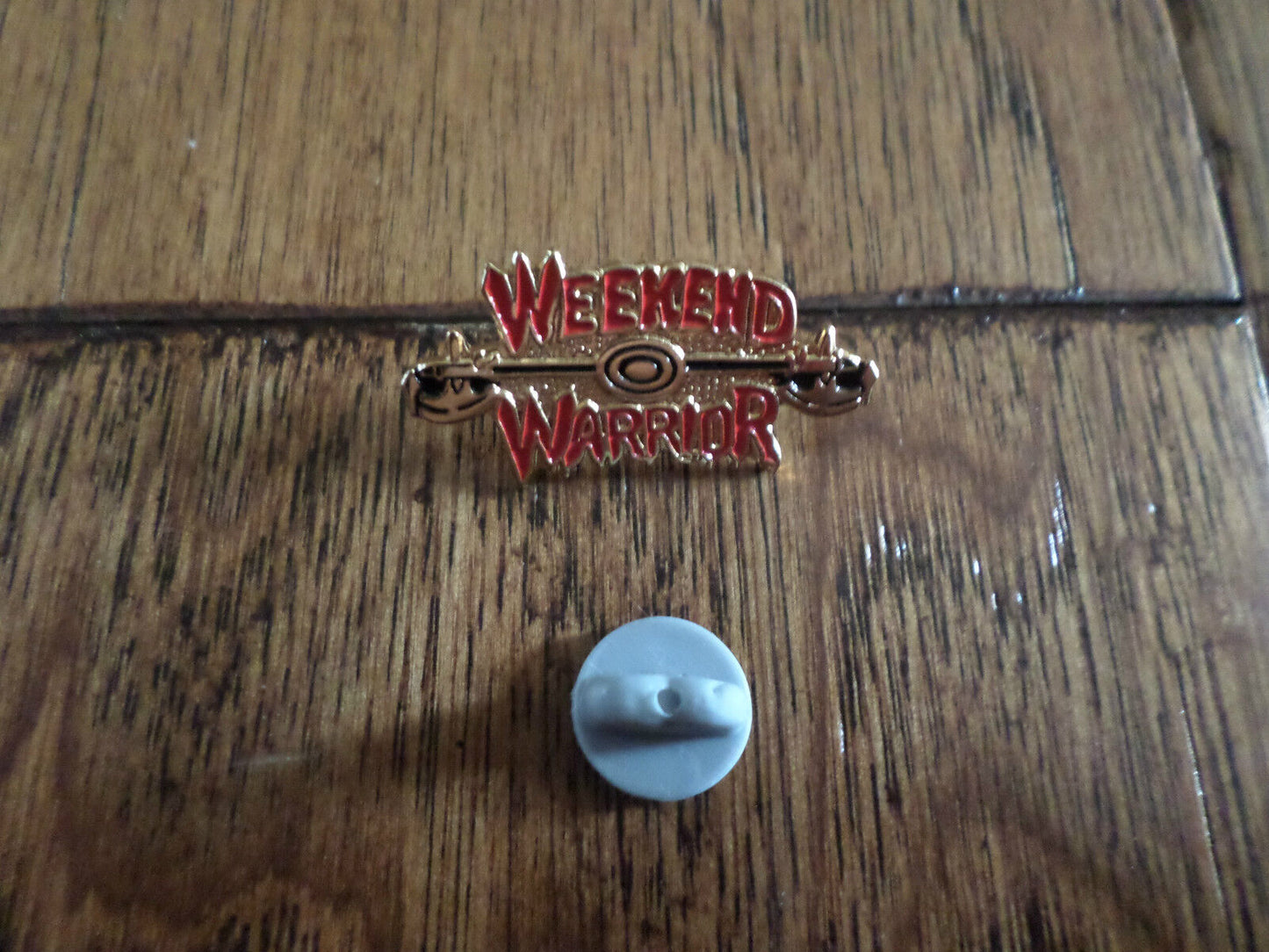 WEEKEND WARRIOR PIN HAT PIN