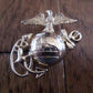 U.S MARINE CORPS EGA LAPEL HAT CAP PIN USMC EAGLE GLOBE & ANCHOR LEFT INSIGNIA