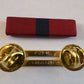 MARINE CORPS GOOD CONDUCT RIBBON WITH BRASS RIBBON HOLDER U.S MILITARY VETERAN