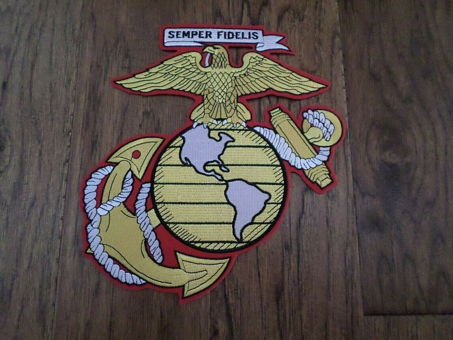 U.S MILITARY MARINE CORPS EAGLE GLOBE & ANCHOR EGA OVERSIZE BACK PATCH 10" PATCH