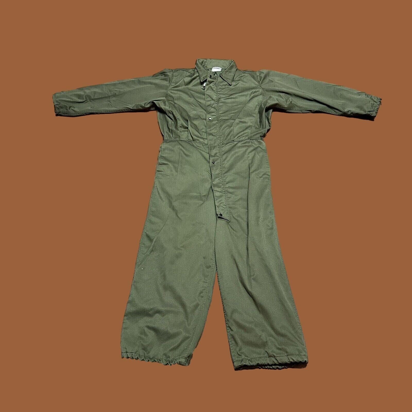 U.S MILITARY MECHANICS UTILITY COLD WEATHER COVERALLS FULL ZIP