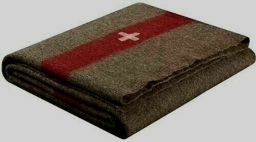 SWISS MILITARY STYLE ARMY WOOL BLANKET CAMPING SURVIVAL 60X84 HEAVY DUTY NEW