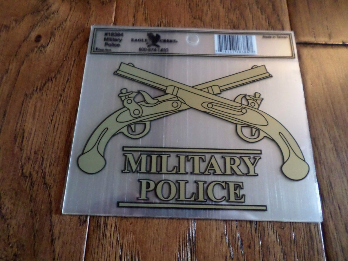 Army Window Sticker U.S ARMY MILITARY POLICE WINDOW DECAL BUMPER STICKER OFFICIAL ARMY PRO ...