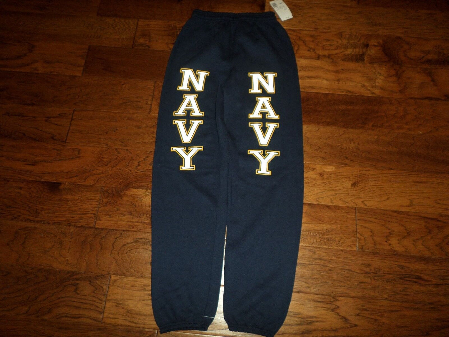 U.S MILITARY NAVY DARK BLUE SWEATPANTS SIZE SMALL. MADE IN THE U.S.A  SOFFE