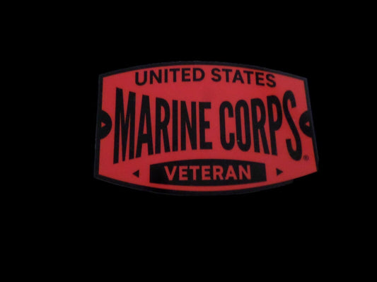 U.S MARINE CORPS VETERAN WINDOW DECAL USMC