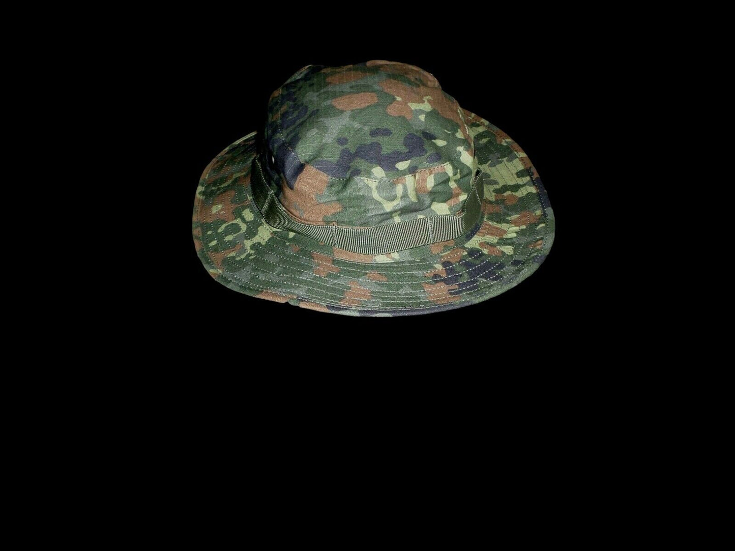 NEW GERMAN FLECKTARN CAMOUFLAGE PATTERN BOONIE HAT 100% RIP-STOP