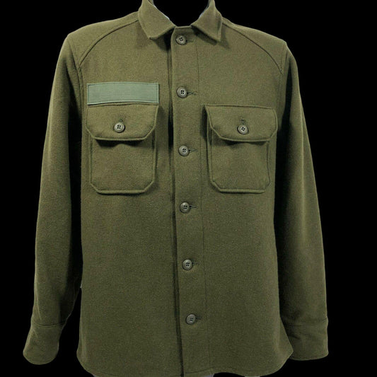 U.S MILITARY WOOL SHIRT ARMY COLD WEATHER SIZE MEDIUM NEW 1980 VINTAGE