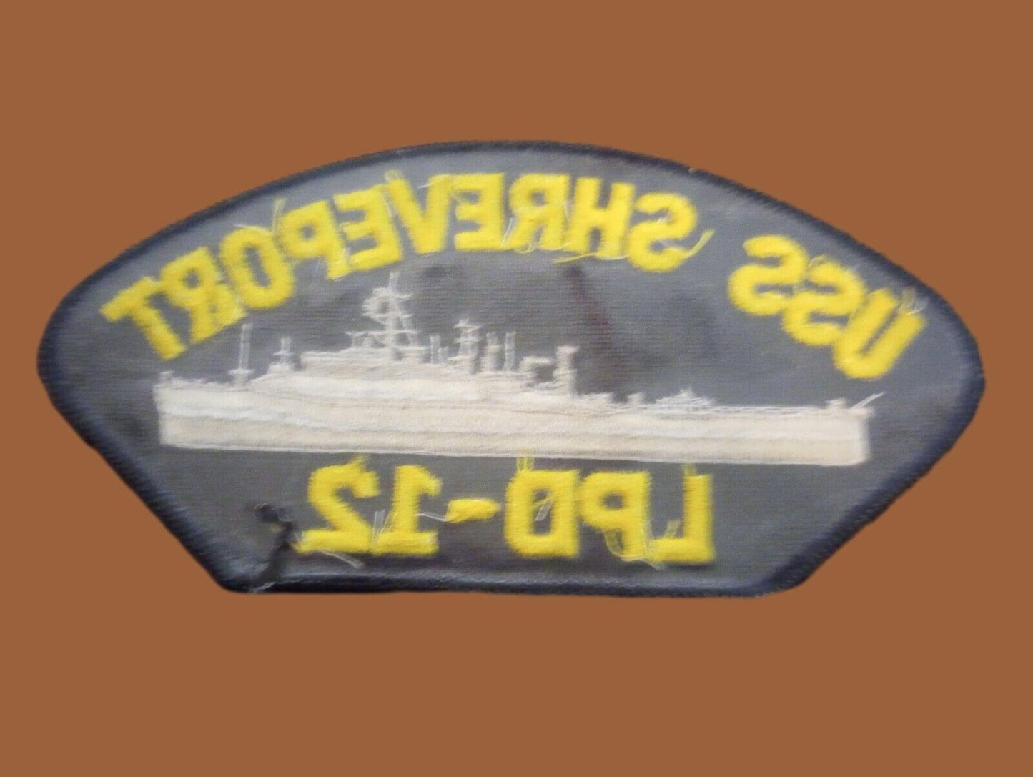 USS SHREVEPORT LPD-12 U.S NAVY SHIP HAT PATCH U.S.A MADE