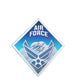 U.S MILITARY AIR FORCE WINGS WINDOW DECAL STICKER 3.75" X 3.25" INCHES
