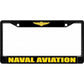 U.S NAVY AIR CREW NAVAL AVIATION METAL LICENSE PLATE FRAME NEW SEALED